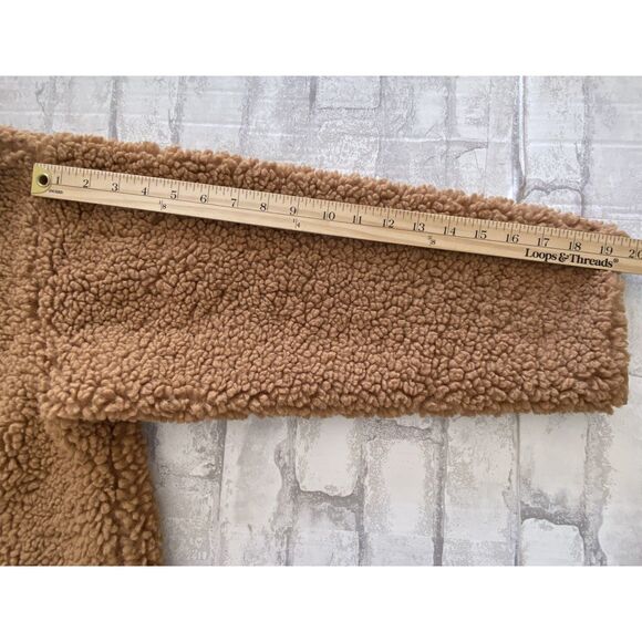 Everlane The ReNew Fleece Full Zip Shearling Inspired Fleece Teddy Bear Jacket L - Picture 8 of 11